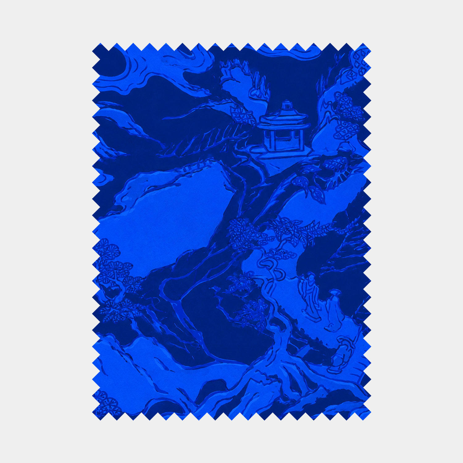 Cobalt Pagoda Chinoiserie