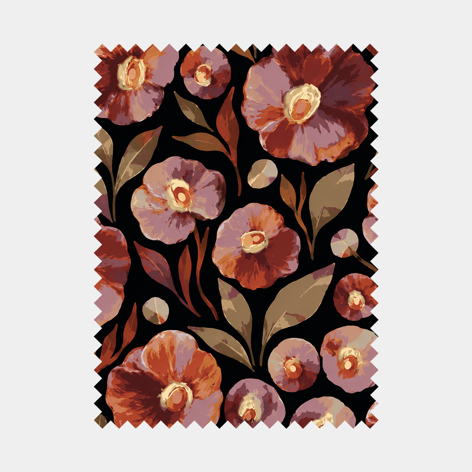 Terracotta & Rust Poppy Noir