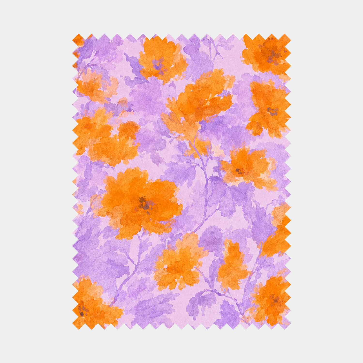 Tangerine & Lilac Watercolor