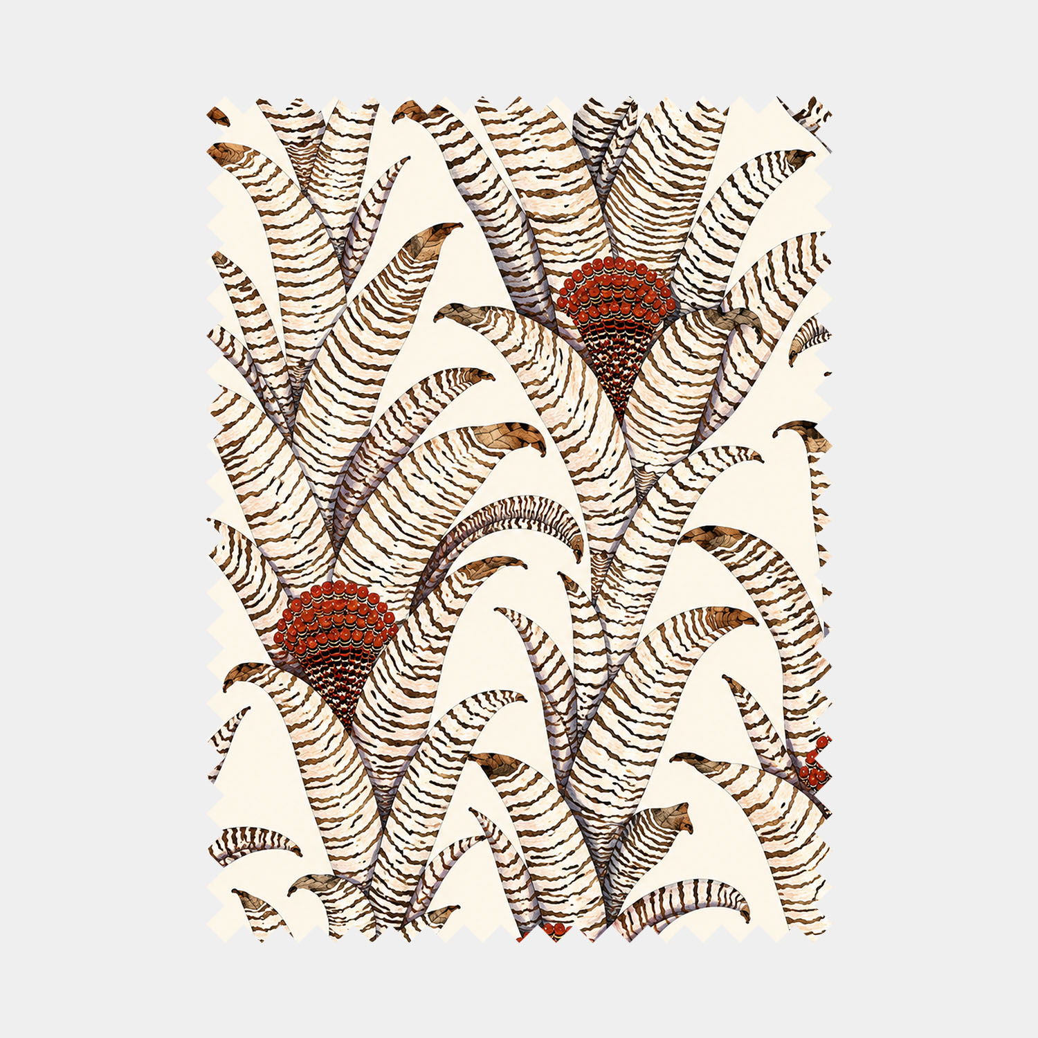 Savanna Zebra Feather & Seed